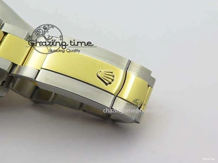 MiroTime 0415 Functional DateJust II 116333 SS YG 41mm EW Best Edition Gray Dial Roman Markers On SS Bracelet A 3823